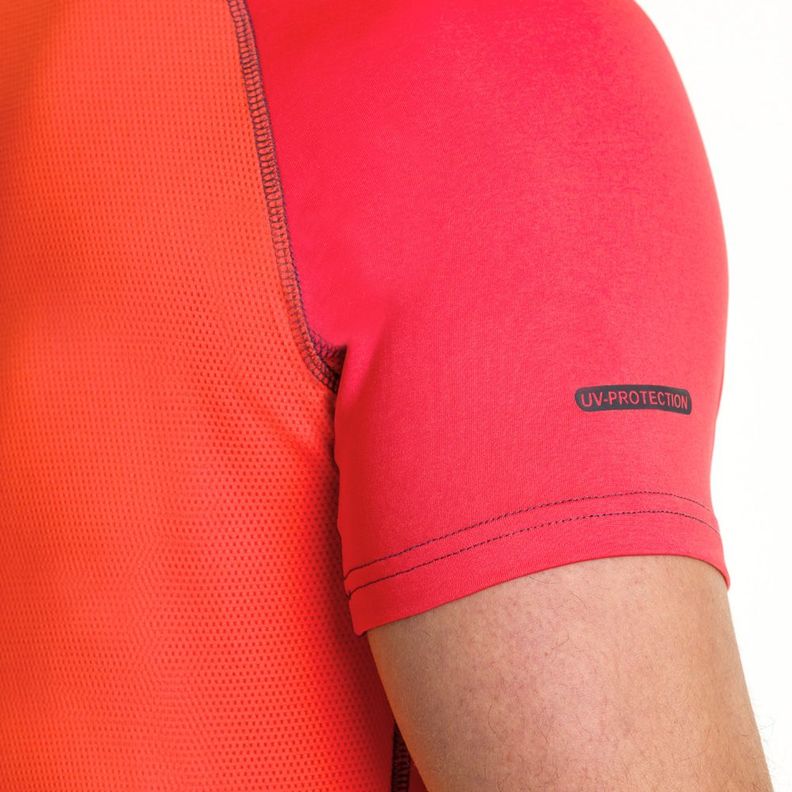 Polera Dry Fit Hw Spx Manga Corta Hombre Orange-4