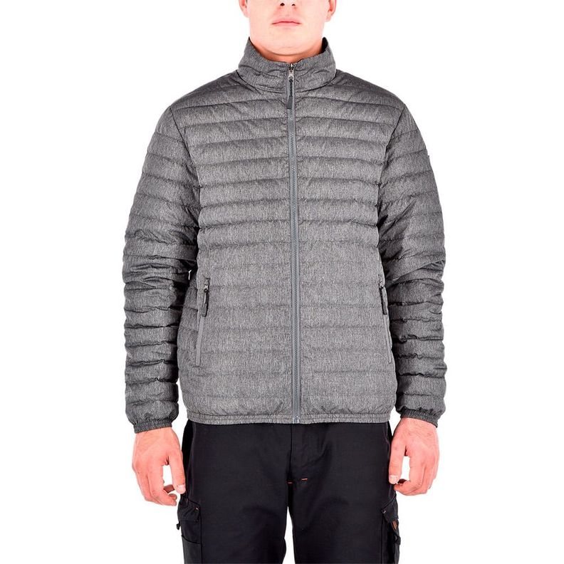 Parka Pluma Hw Goose Reversible Negro/Gris Melange-0