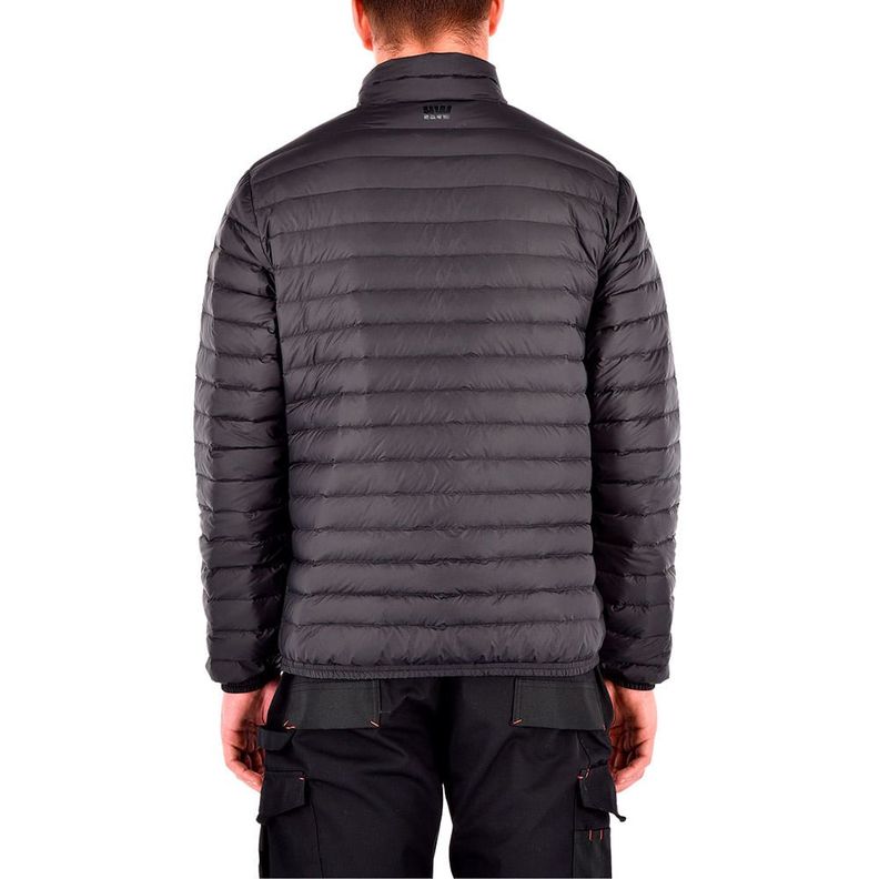 Parka Pluma Hw Goose Reversible Negro/Gris Melange-3