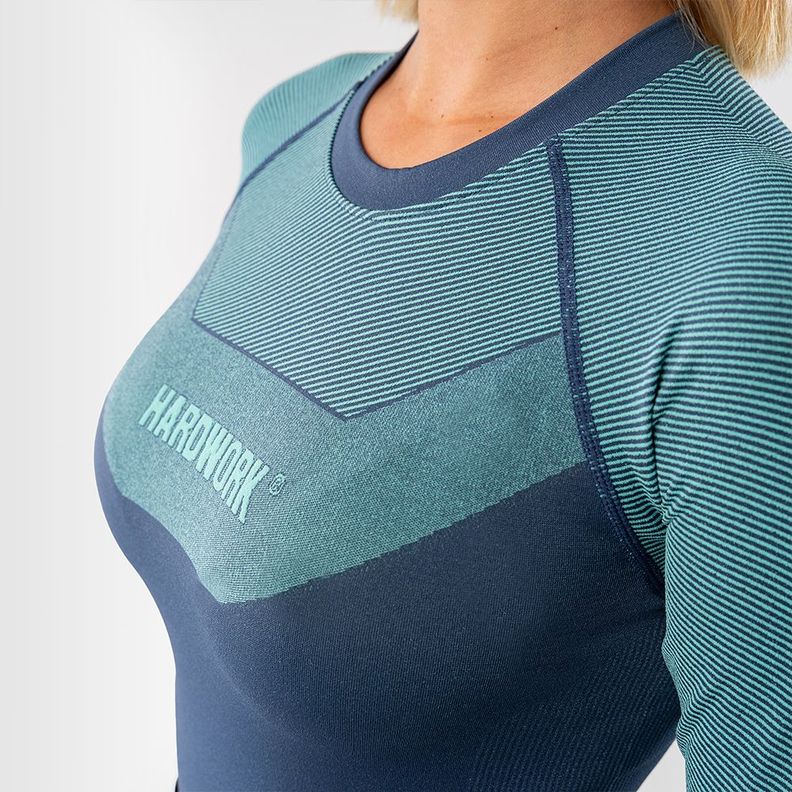 Camiseta Primera Capa Hw Ecooper Mujer Blue-2