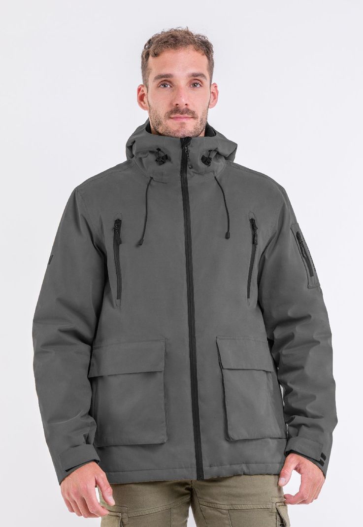 Parka Impermeable HW Vail Gris-0