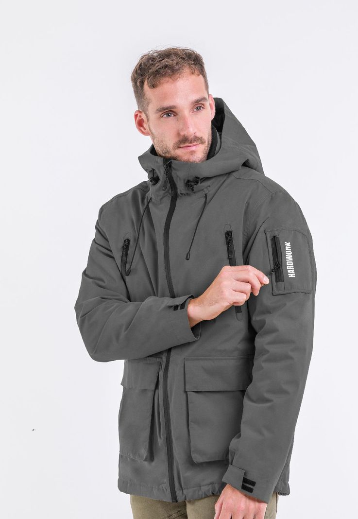Parka Impermeable HW Vail Gris-1
