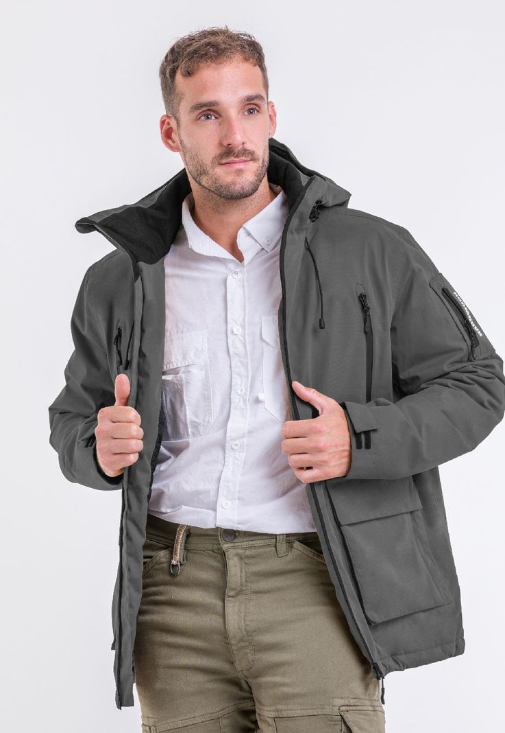 Parka Impermeable HW Vail Gris-3