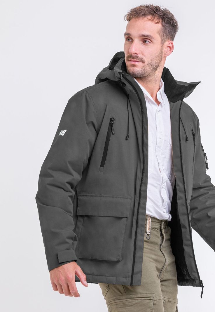 Parka Impermeable HW Vail Gris-5