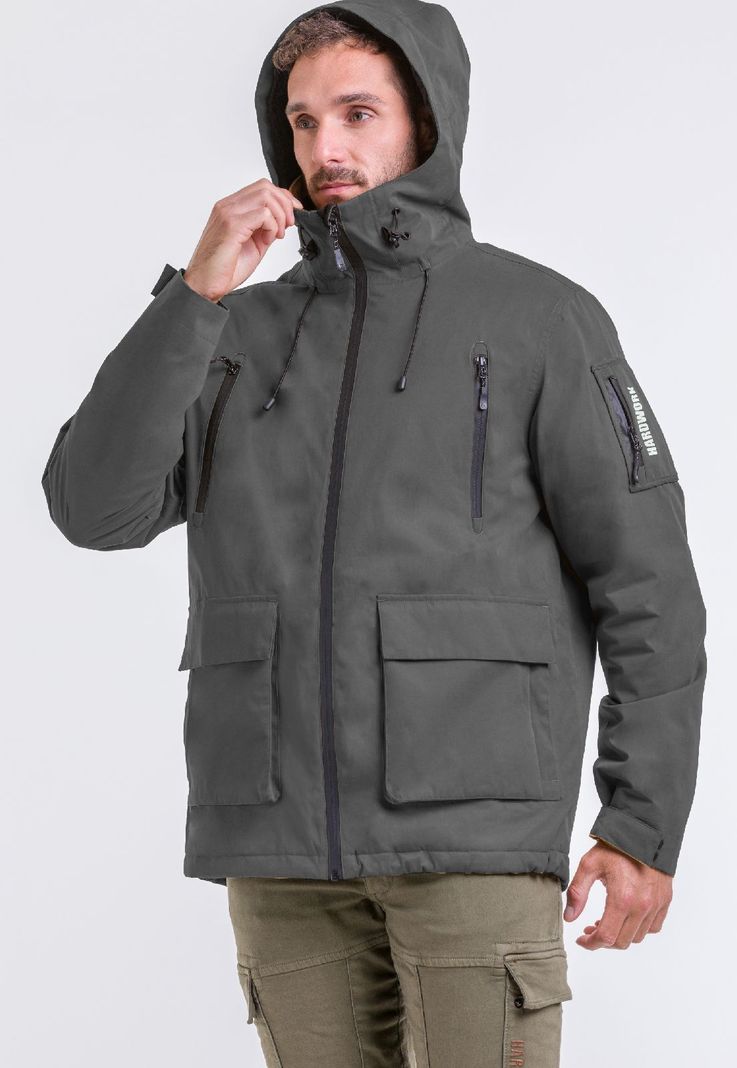 Parka Impermeable HW Vail Gris-8