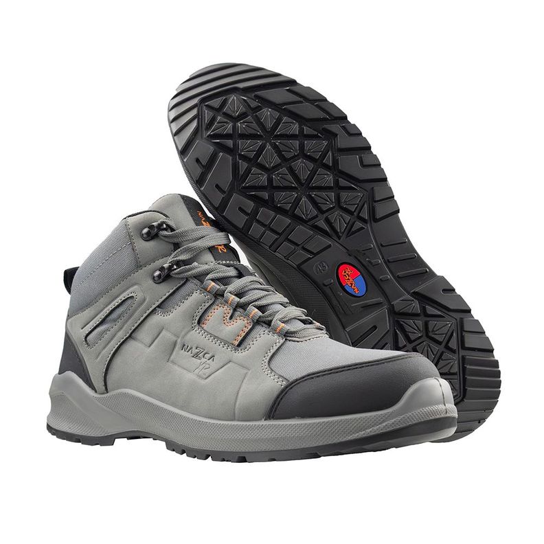 Zapato de Seguridad Nazca Botin XR41 Gris-1