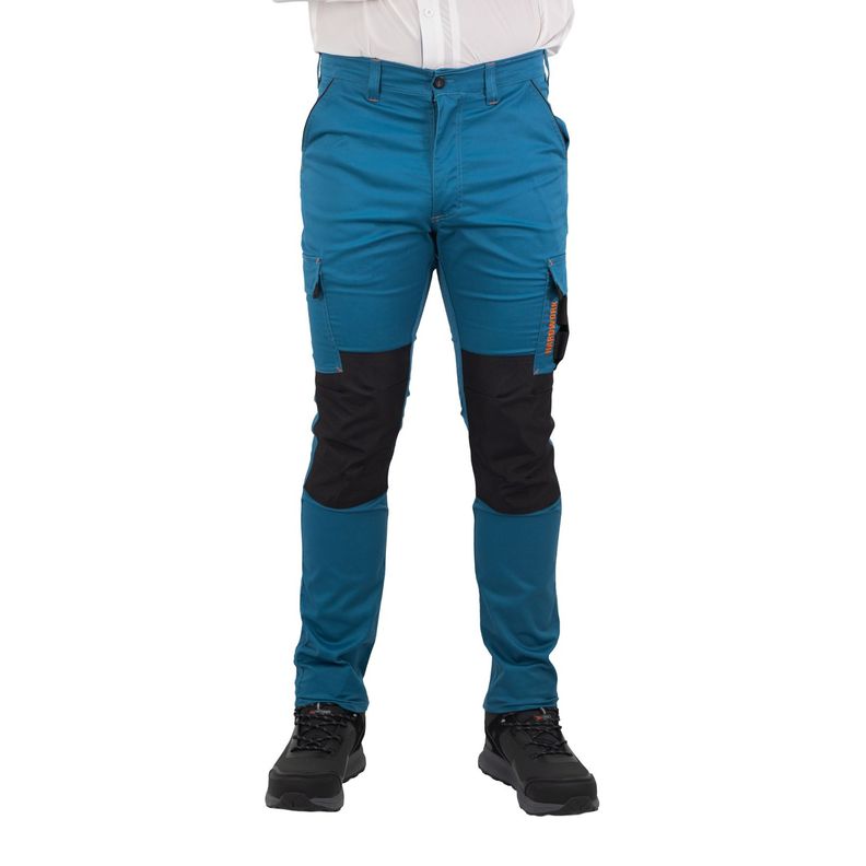 PANTALON CARGO HW DAKOTA SPANDEX PETROLEO Azul Petroleo S