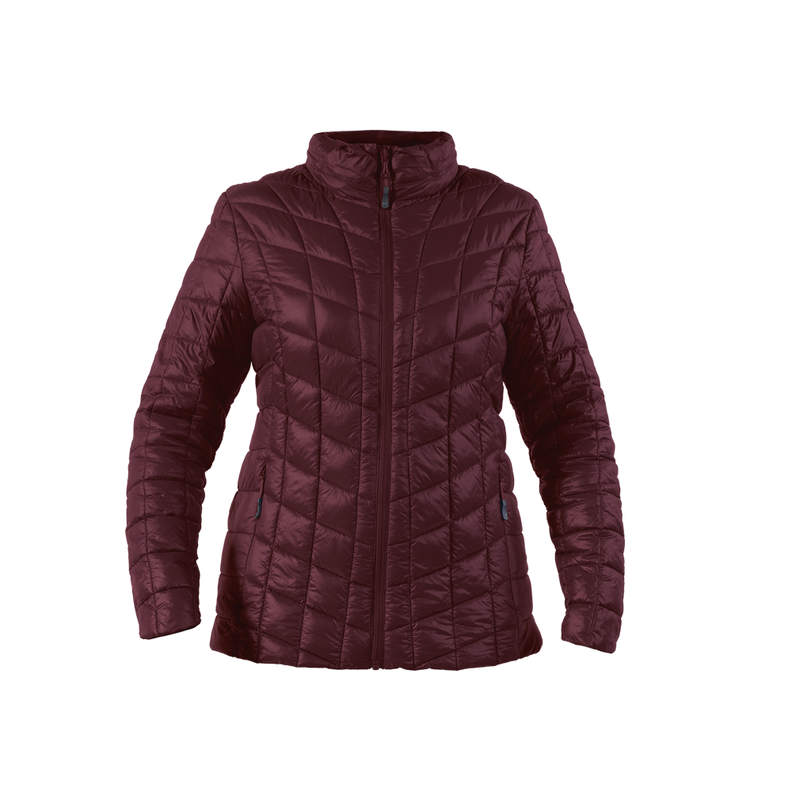 Parka Insulada HW Traveler Mujer Cabernet-0