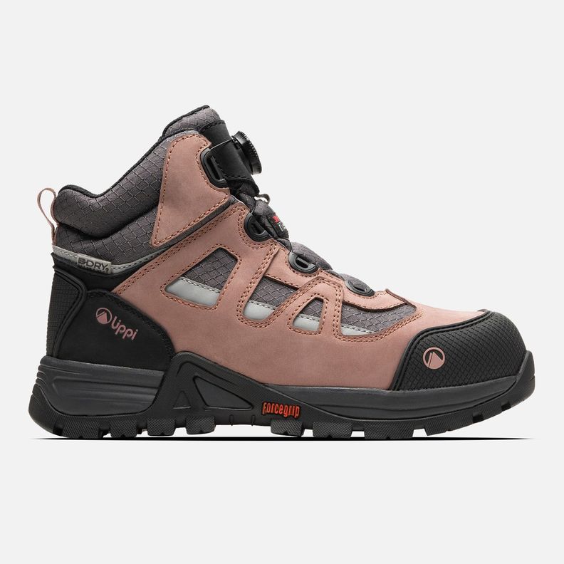 ZAPATO SEGURIDAD LIPPI PRO WORK MUJER VENTUS PRO PALO ROSA-0
