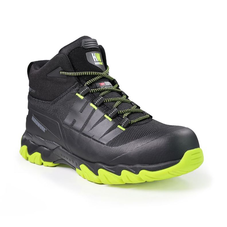 Calzado de Seguridad HW Terrain Neon Negro 34
