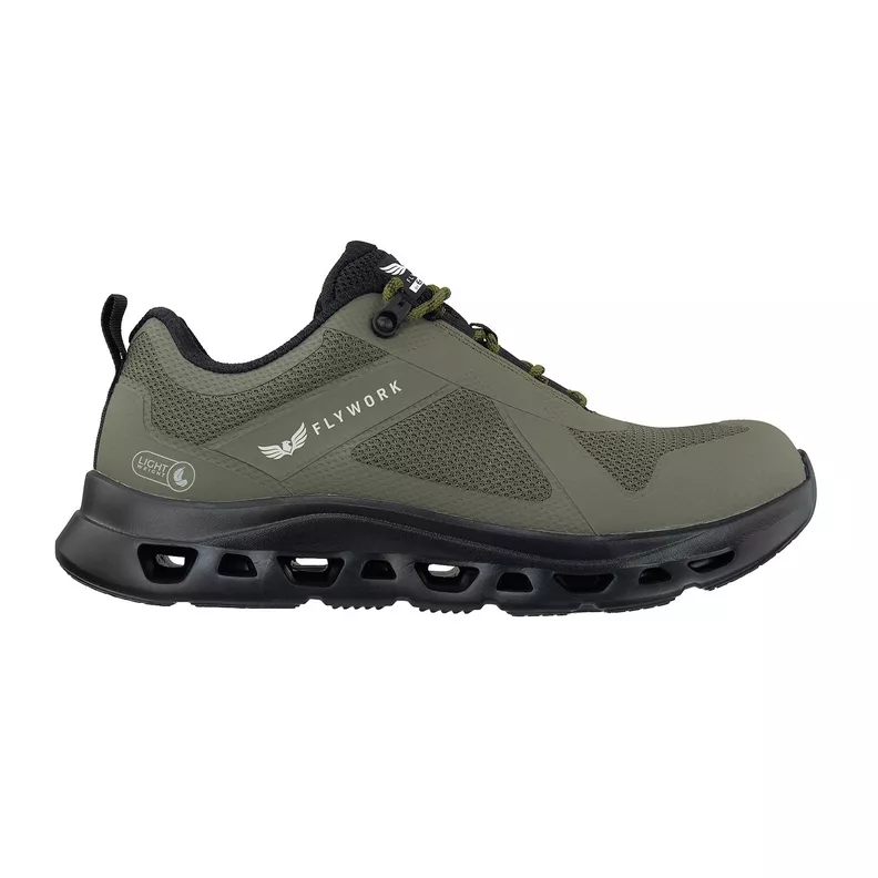 ZAPATILLA DE TRABAJO EDBK FLY WORK LOW DK GREEN BLACK