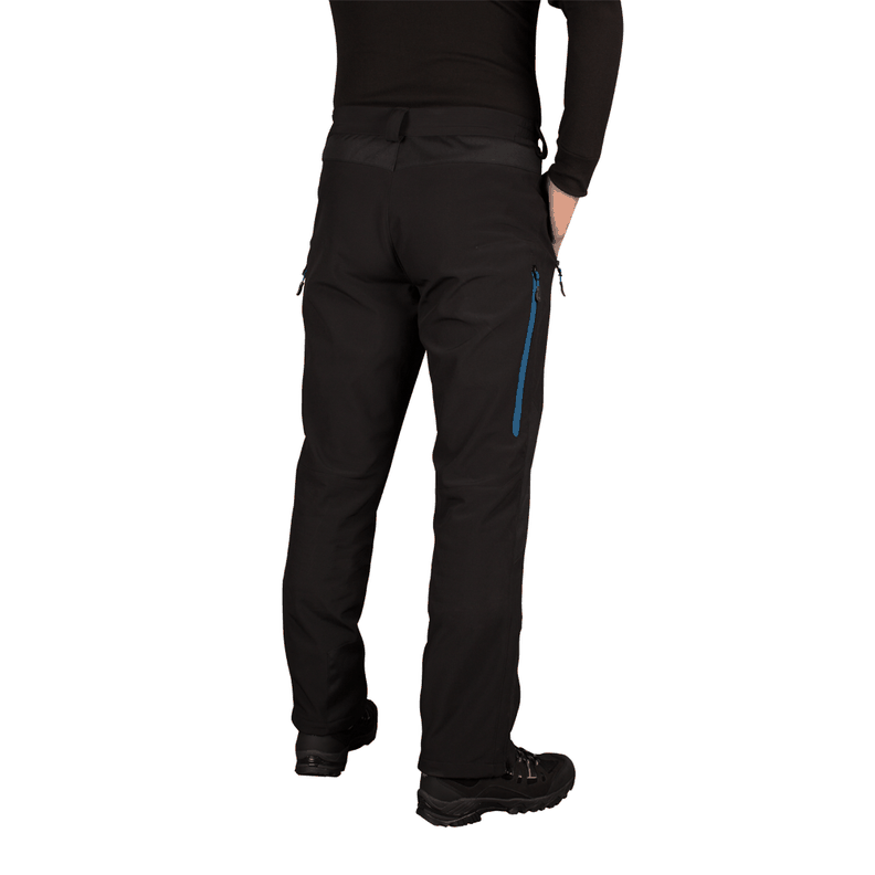 Pantalón HW Softshell Wolverine Antiácido Negro/Azul-2