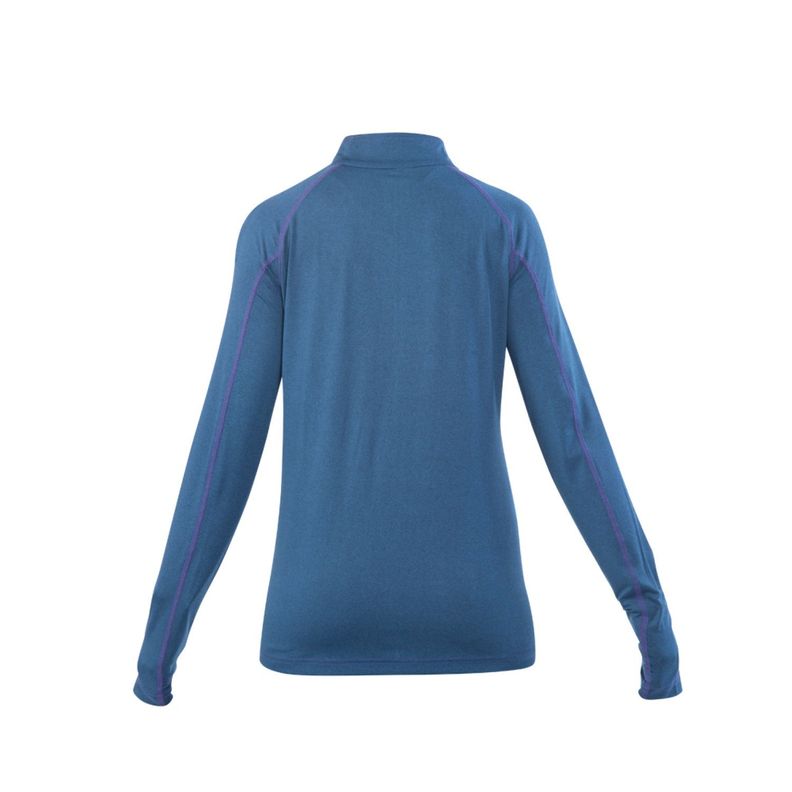 Polera Dry Fit HW SPX Manga Larga Mujer Deep Blue-1