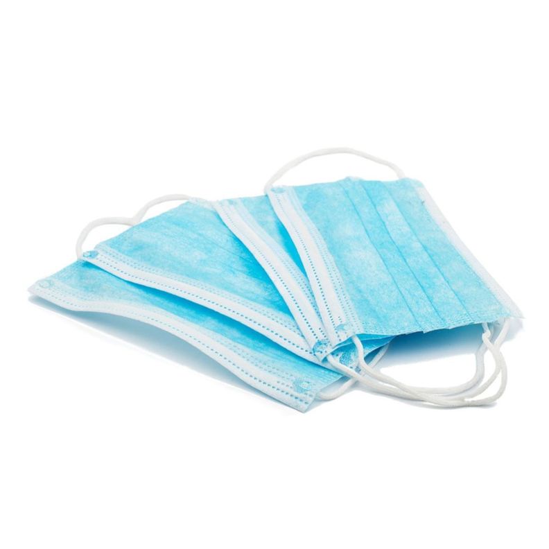 Mascarilla Desechable 3 Pliegues Caja 50 un-1