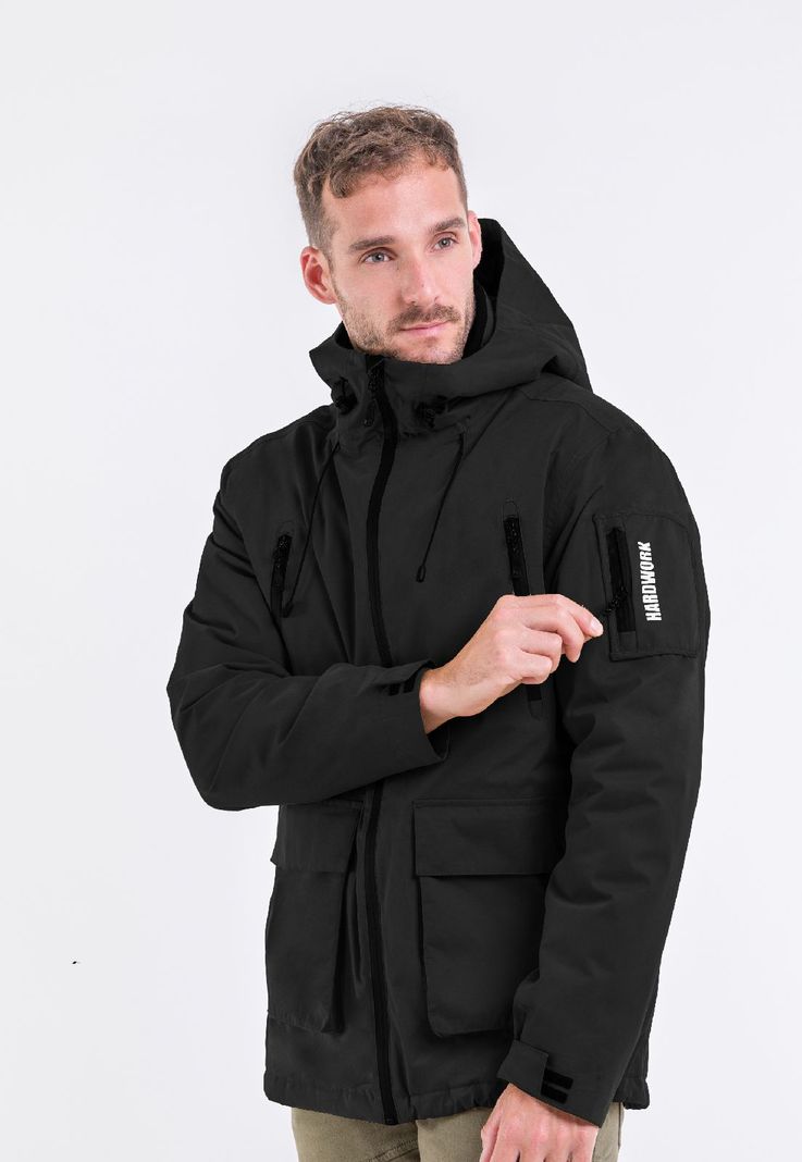 Parka Impermeable HW Vail Negro-1