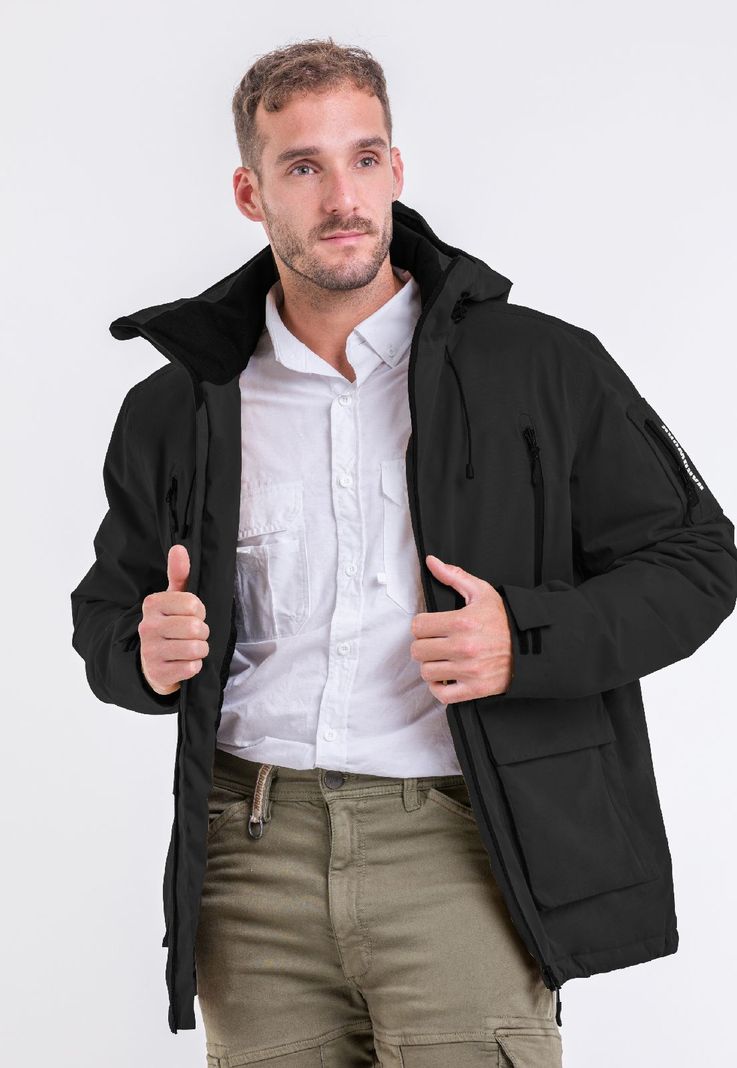 Parka Impermeable HW Vail Negro-3