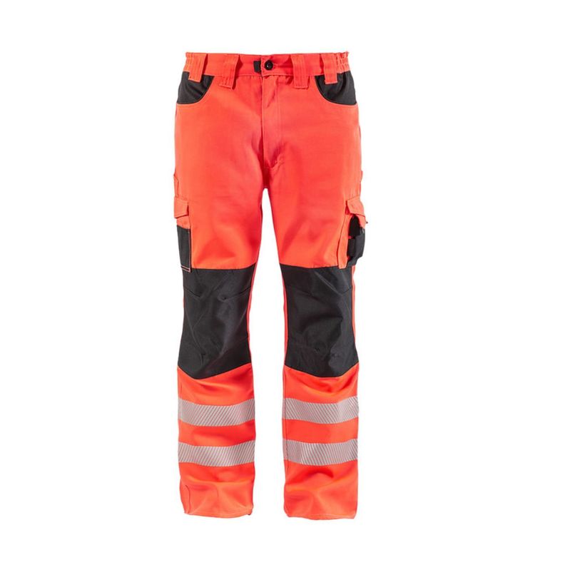 Pantalón Cargo HW Dakota Rojo Fluor-0