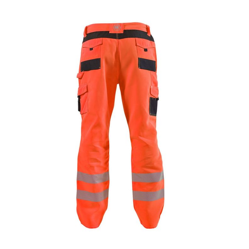 Pantalón Cargo HW Dakota Rojo Fluor-1