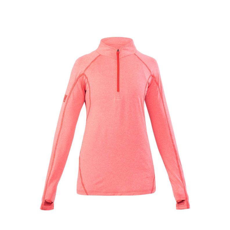 Polera Dry Fit HW SPX Manga Larga Mujer Coral-1