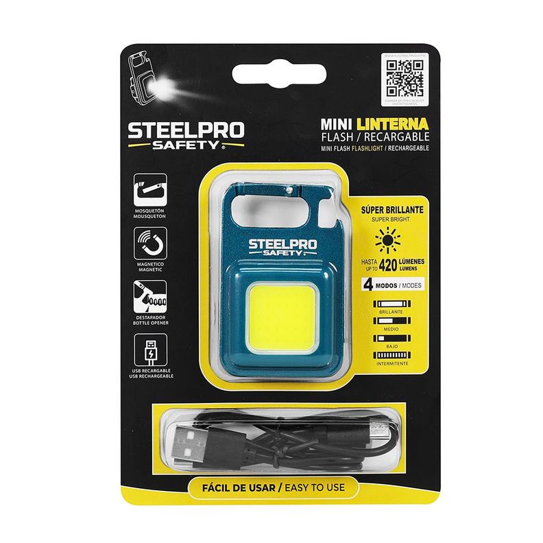 Linterna Steelpro Mini Flash Azul