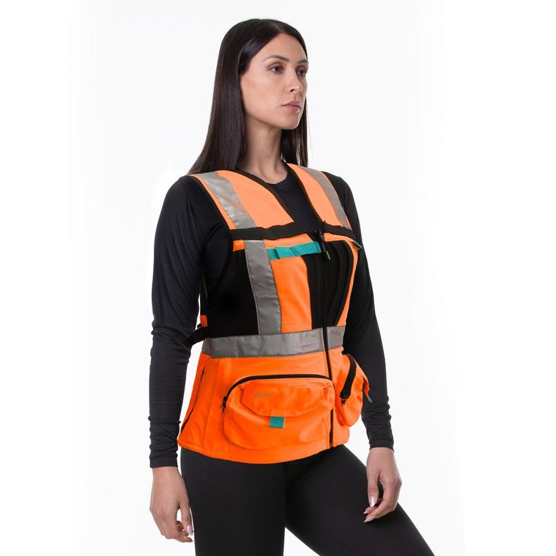 Chaleco Geologo Alaska Xpert Mujer Naranjo-1