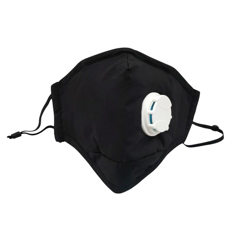PACK 2 MASCARILLA BLACK ANTI SMOG CON VÁLVULA-0