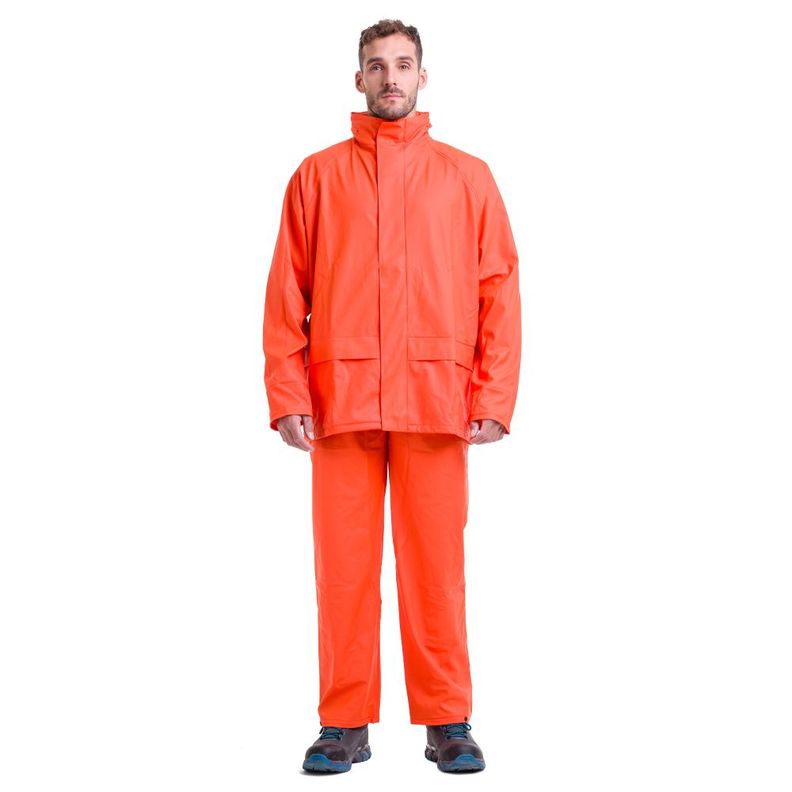 Traje Impermeable Alaska Pu Naranjo-0