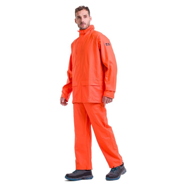 Traje Impermeable Alaska Pu Naranjo-1