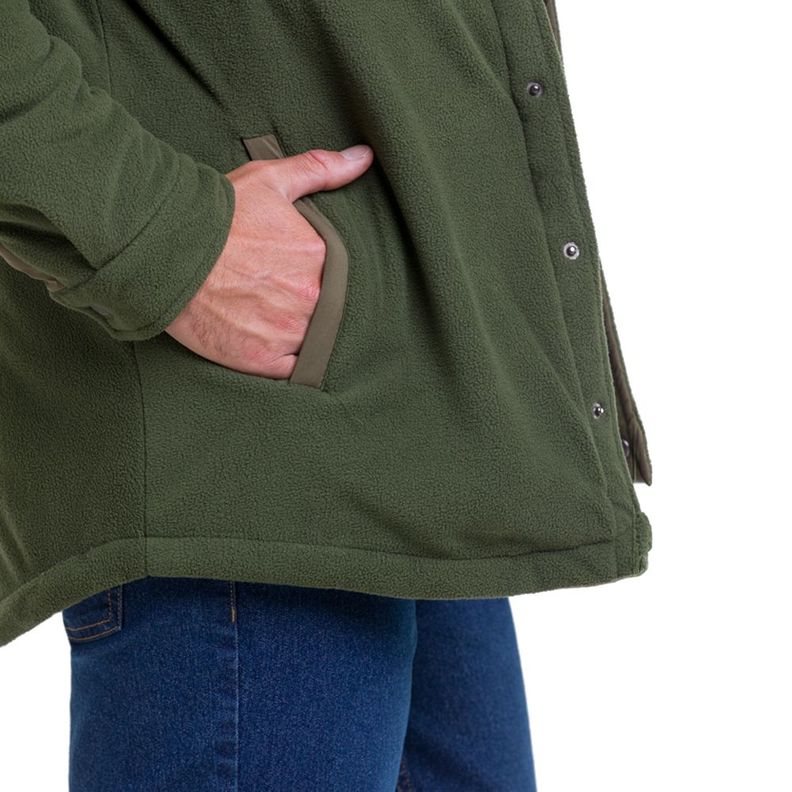 Chaqueta Polar Quebec Grizzly Verde Oliva-5