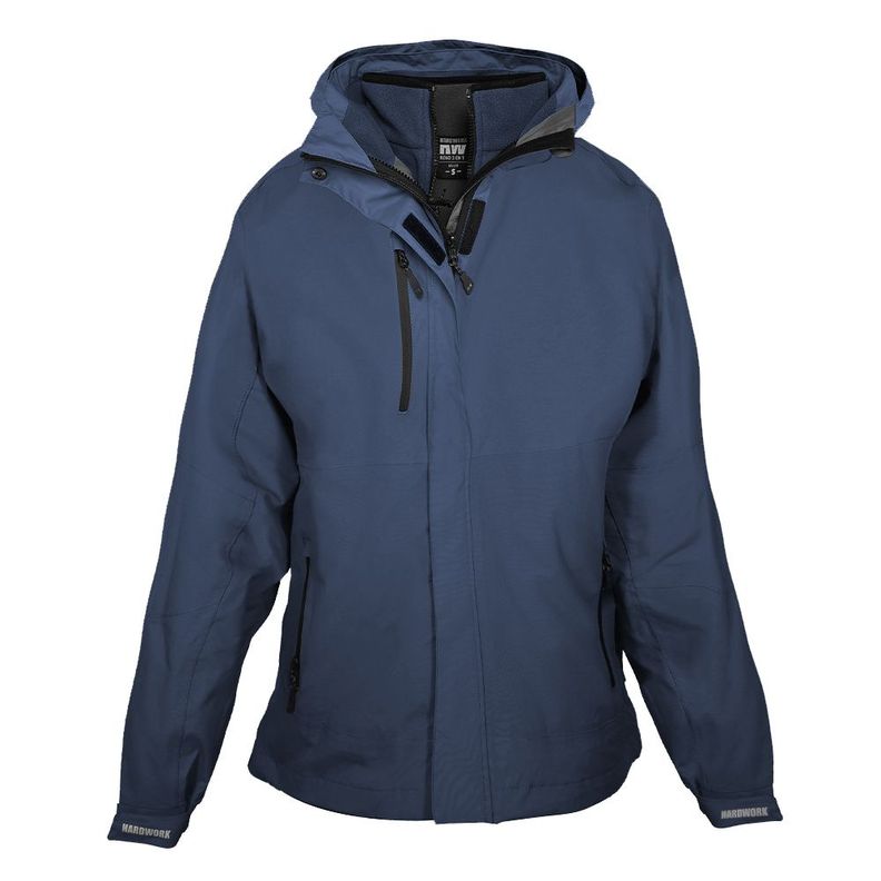 Parka Desmontable HW Reno 3 en 1 Mujer Deep Blue-0