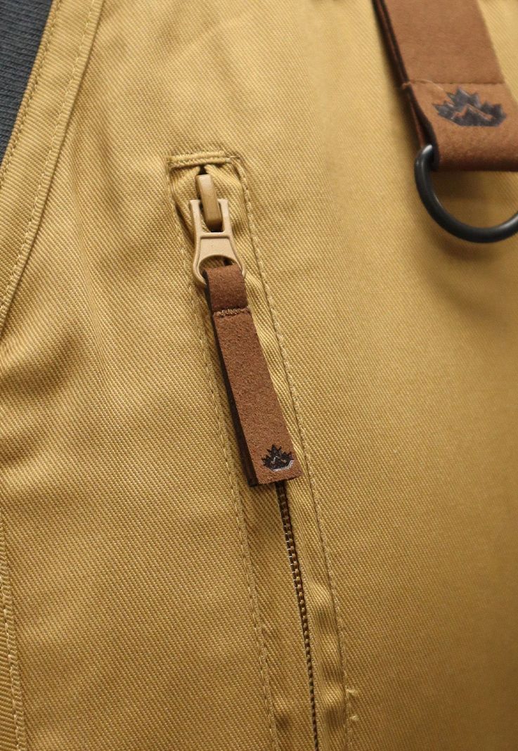 Chaleco Geólogo Gabardina Quebec Camel-2