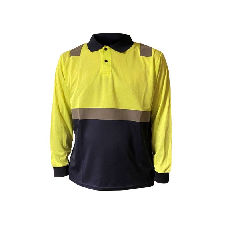 Polera Reflectiva Alaska Logistic Manga Larga-0