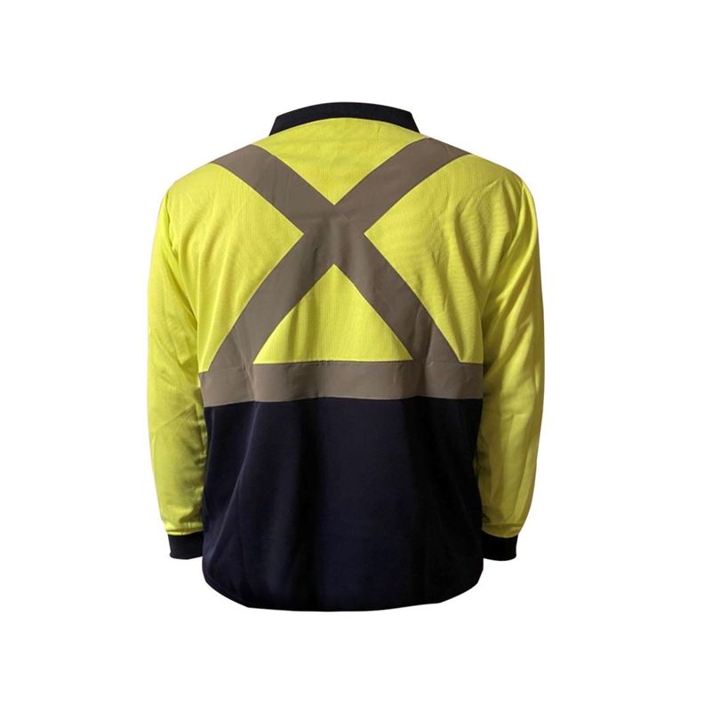 Polera Reflectiva Alaska Logistic Manga Larga-1