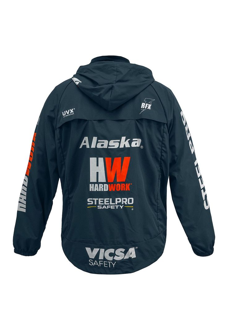 Cortaviento HW Vent Hombre Azul Oscuro Print-3