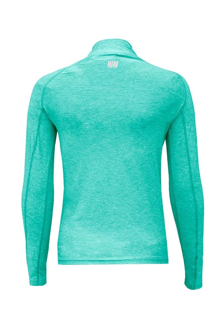 Polera Dry Fit Hw Manga Larga Mujer Turquesa-1