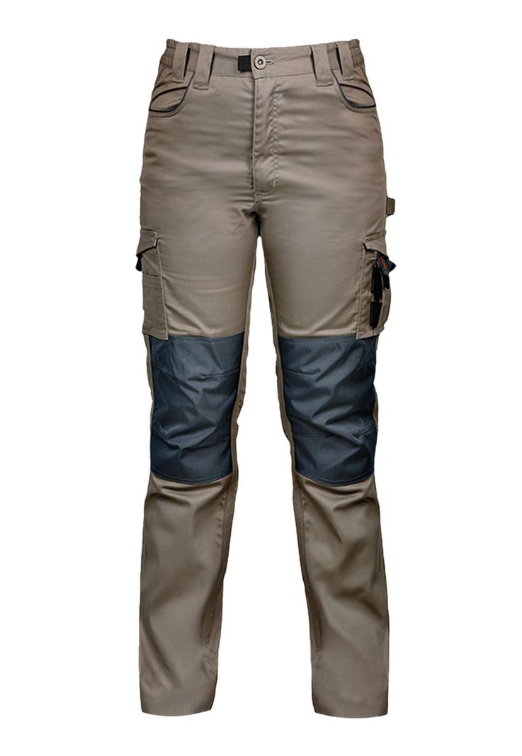 Pantalón Cargo HW Dakota Spandex Cafe Mujer-0