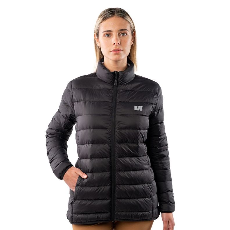 Parka Pluma Pullay PRO Negro Mujer-0