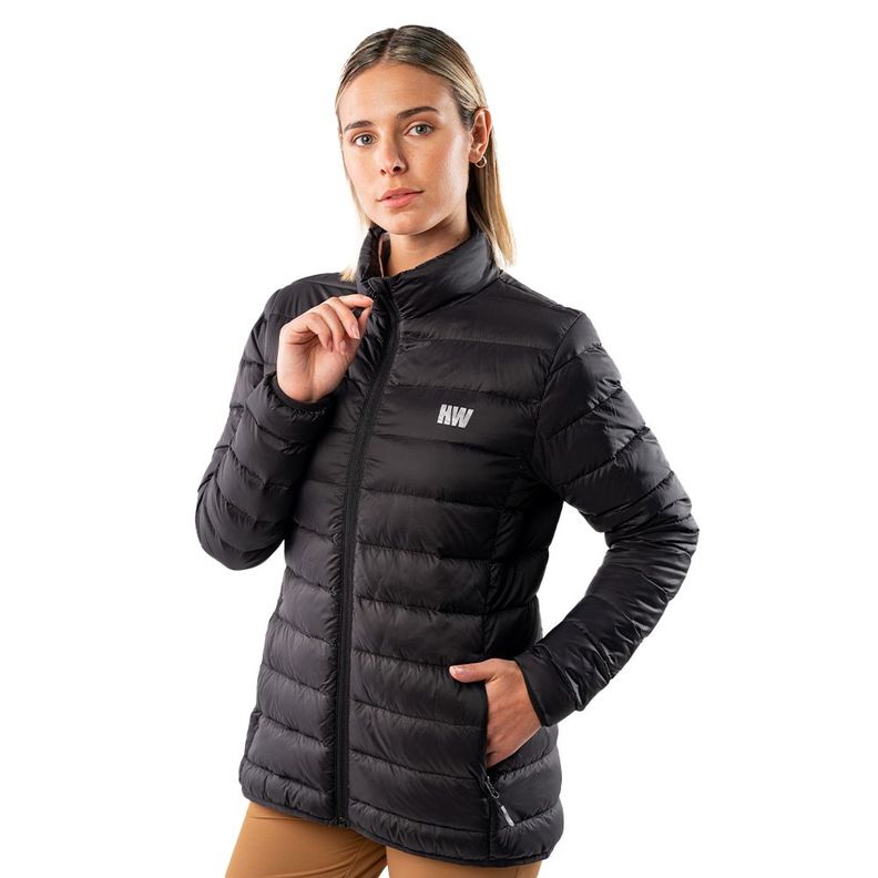 Parka Pluma Pullay PRO Negro Mujer-1