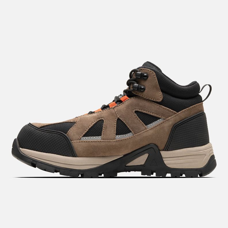 ZAPATO SEGURIDAD LIPPI PRO WORK HOMBRE VENTUS MID CAFÉ OSCUR-2