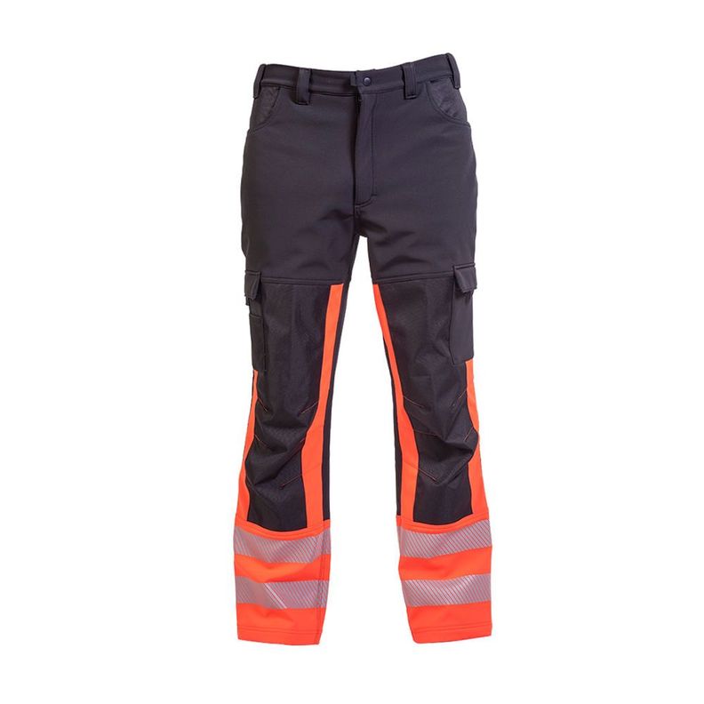 Pantalón Softshell HW Oklan Rojo Fluor-0