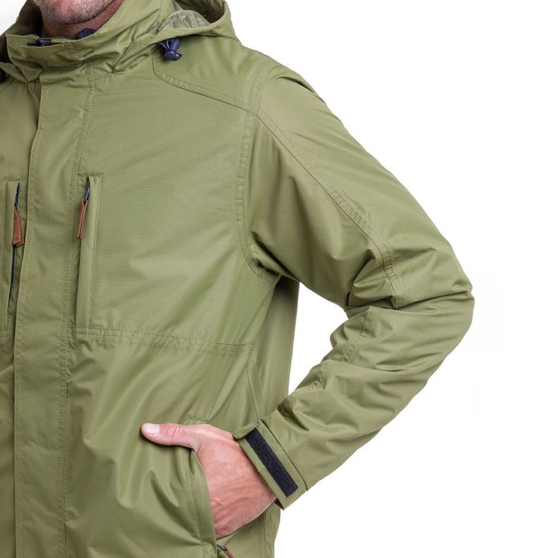 Parka Desmontable Quebec Ottawa 3 en 1 Verde Oliva-3