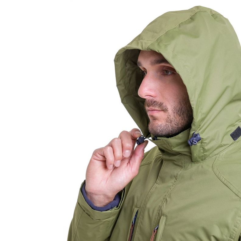 Parka Desmontable Quebec Ottawa 3 en 1 Verde Oliva-6