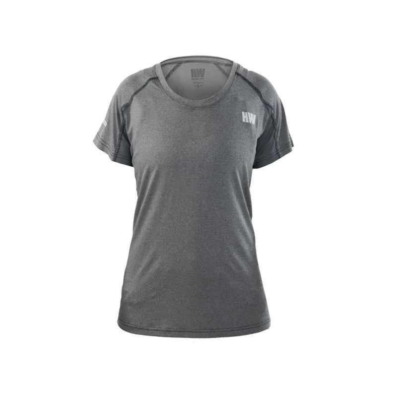 Polera Dry Fit Hw Spx Manga Corta Mujer Carbon Grey-0