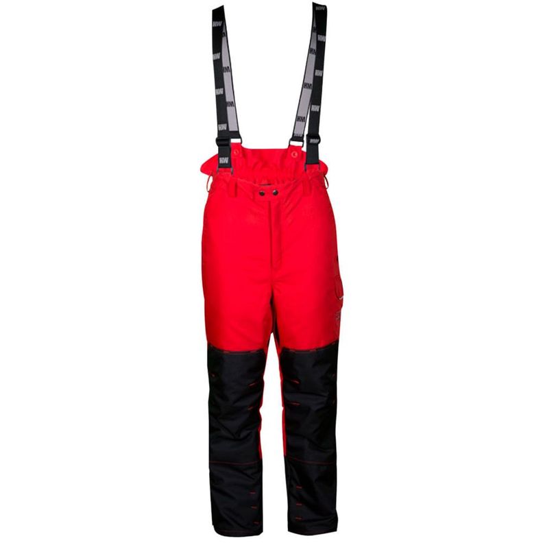 Pantalon HW Anticorte Motosierra Rojo-0