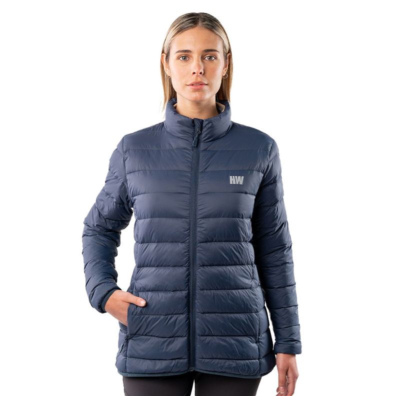 Parka Pluma Pullay PRO Mujer Azul-0