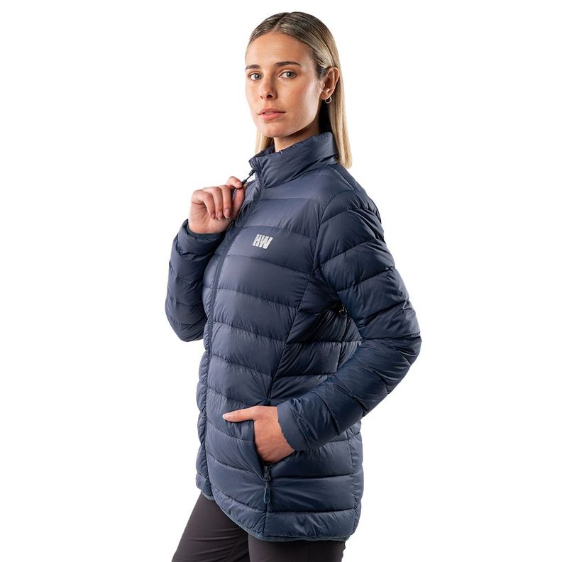 Parka Pluma Pullay PRO Mujer Azul-1