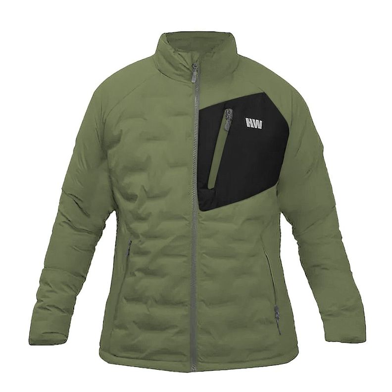 Parka Insulada HW Explorer sin Gorro Mujer Verde Musgo-0