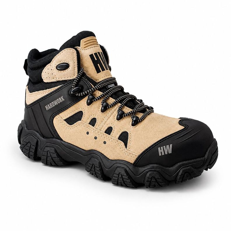 Calzado de Seguridad HW Explorer Beige Cafe 38