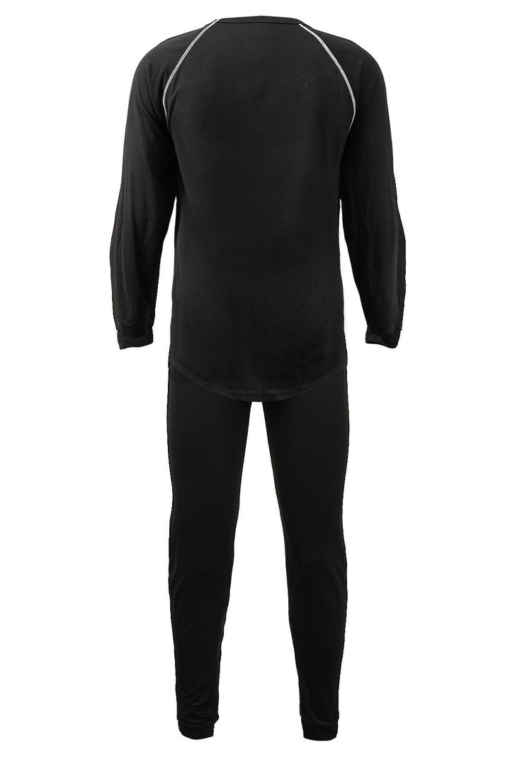 Conjunto Primera Capa De Polipropileno HW HD1 Negro-1