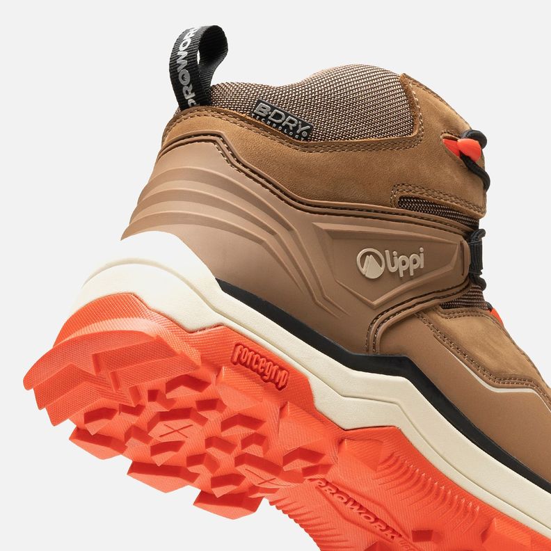 ZAPATO SEGURIDAD LIPPI PRO WORK MUJER ATMOS MID CAFÉ CLARO-3